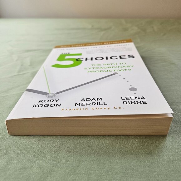 The 5 Choices The Path to Extraordinary Productivity Kory Kogon‎ Paperback - Picture 4 of 8